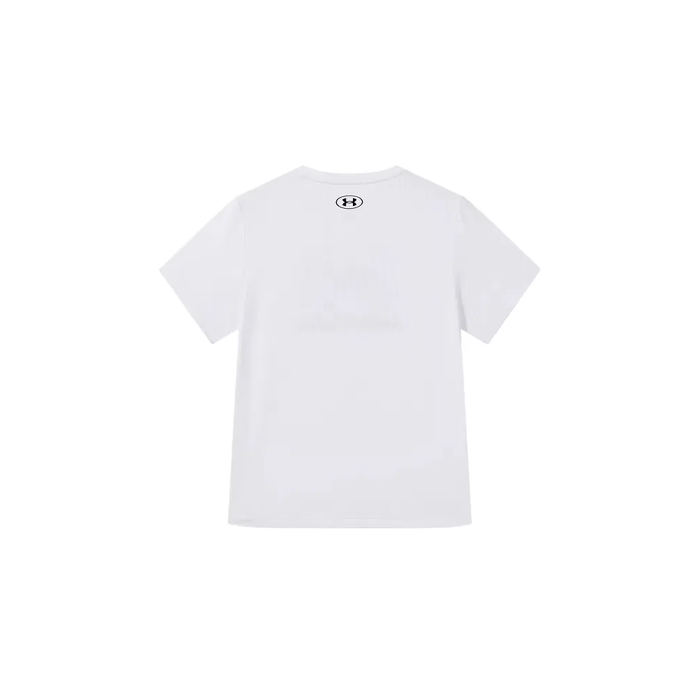 Футболка тренировочная Comprehensive Training SS26 Kids' Under Armour, White — фото 3