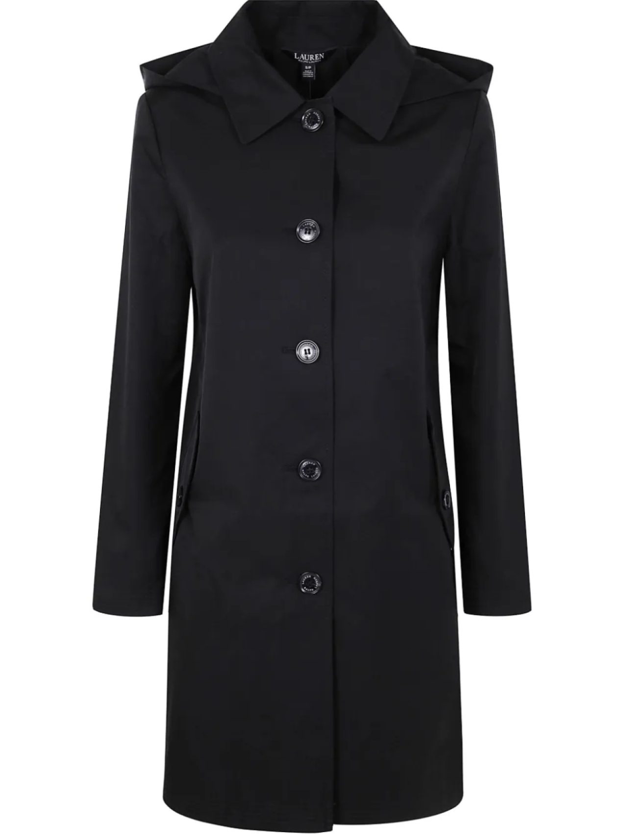 

Однобортное пальто Lauren Ralph Lauren, черный