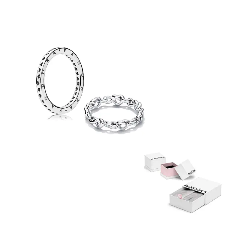 

Pandora Кольцо из стерлингового серебра 925 пробы Unisex Silver