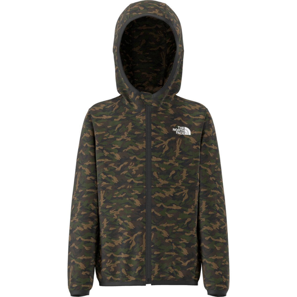 

Глухая флисовая толстовка с молнией - для малышей The North Face, черный