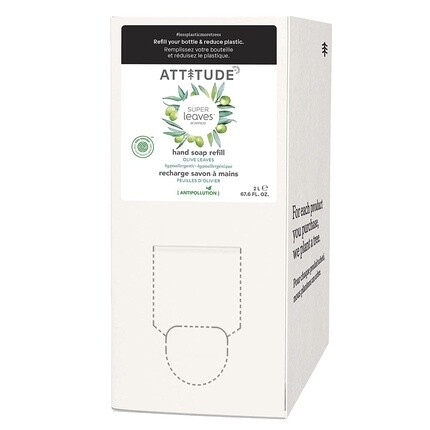 

Мыло для рук ATTITUDE Eco-Refill Olive Leaves, 67,6 жидких унций