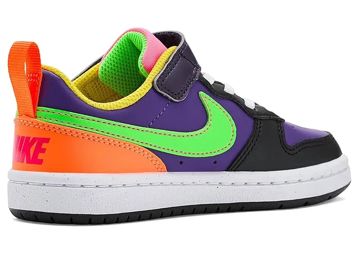 Кроссовки Nike Court Borough Low Recraft, фиолетовый/зеленый — фото 4