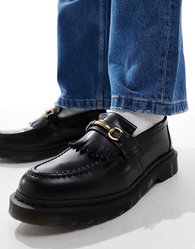 

Доктор Martens – Adrian – Черные кожаные лоферы с пряжкой