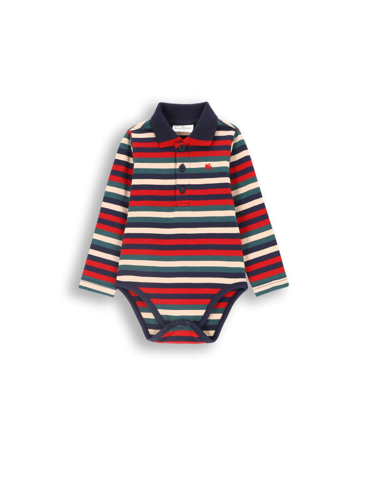 

Coccodrillo Боди с длинными рукавами и яркими узорами