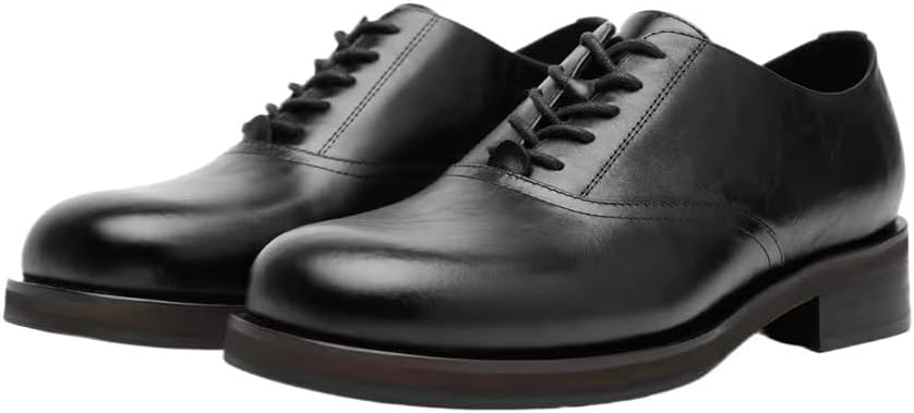 

Мужские классические оксфорды, шнуровка, деловые кожаные оксфорды, для вождения, комфорт, вечеринки, свадьбы Zestrelax, черный