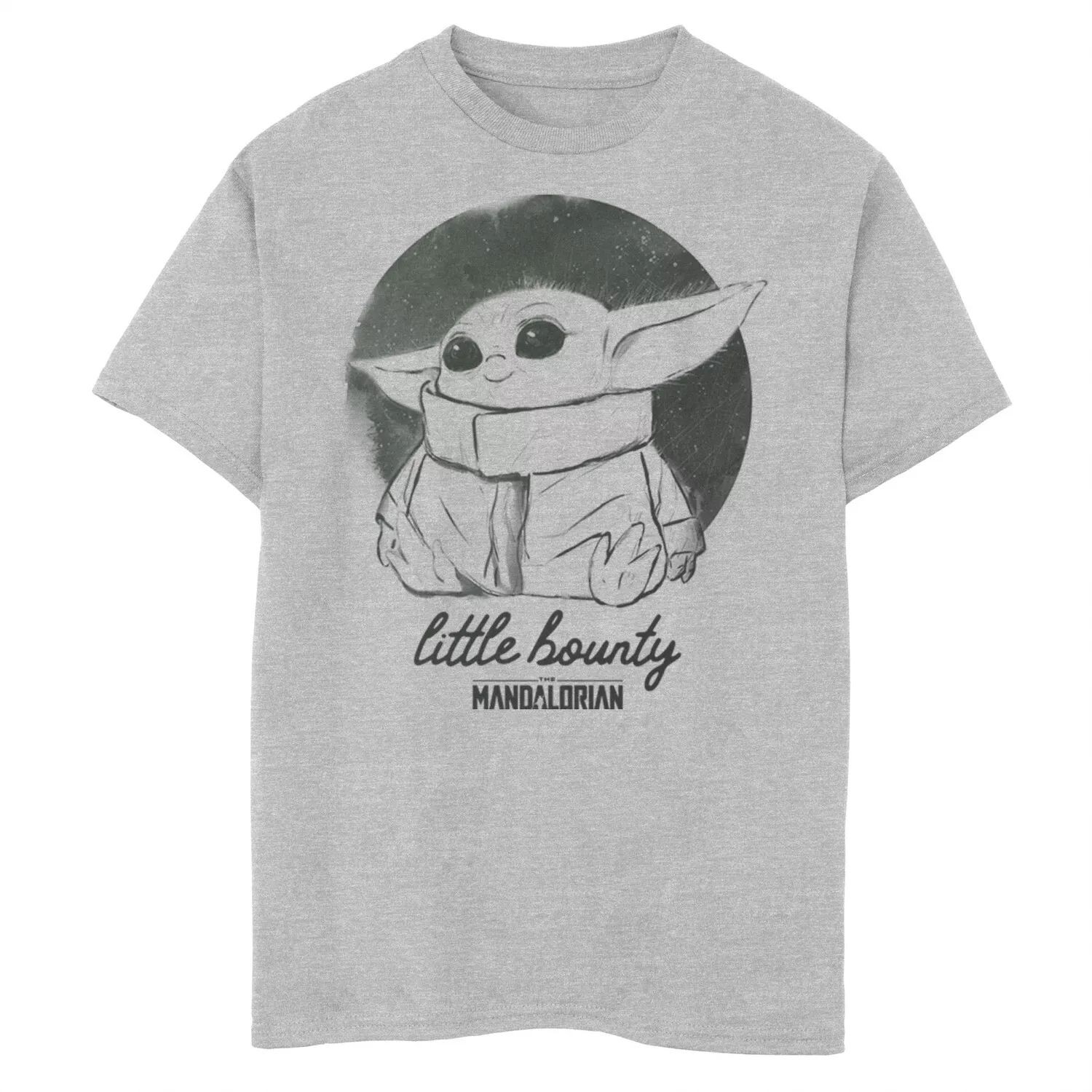 

Футболка с акварельным рисунком «Мандалорец» для мальчиков 8–20 лет Little Bounty Star Wars