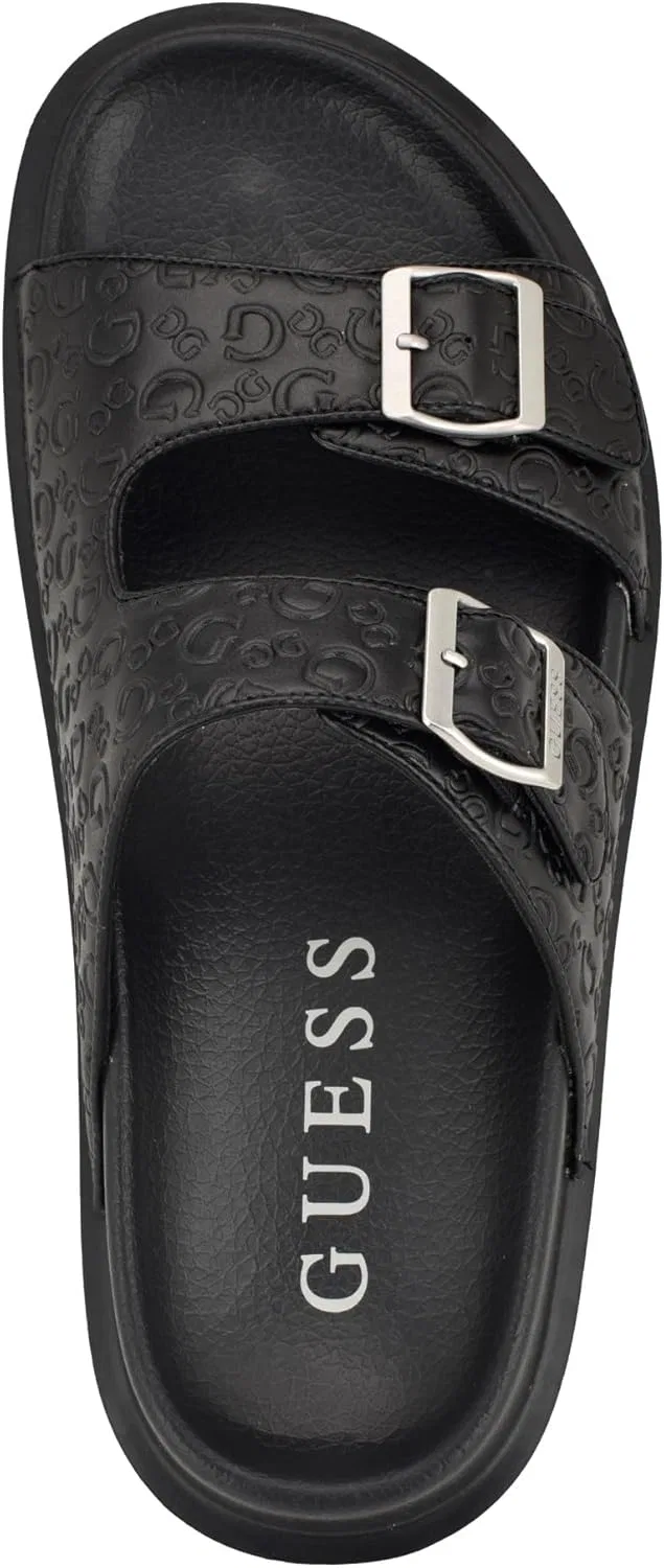 Мужские сандалии Guess Verone, 2-Black Logo Multi 002 — фото 2