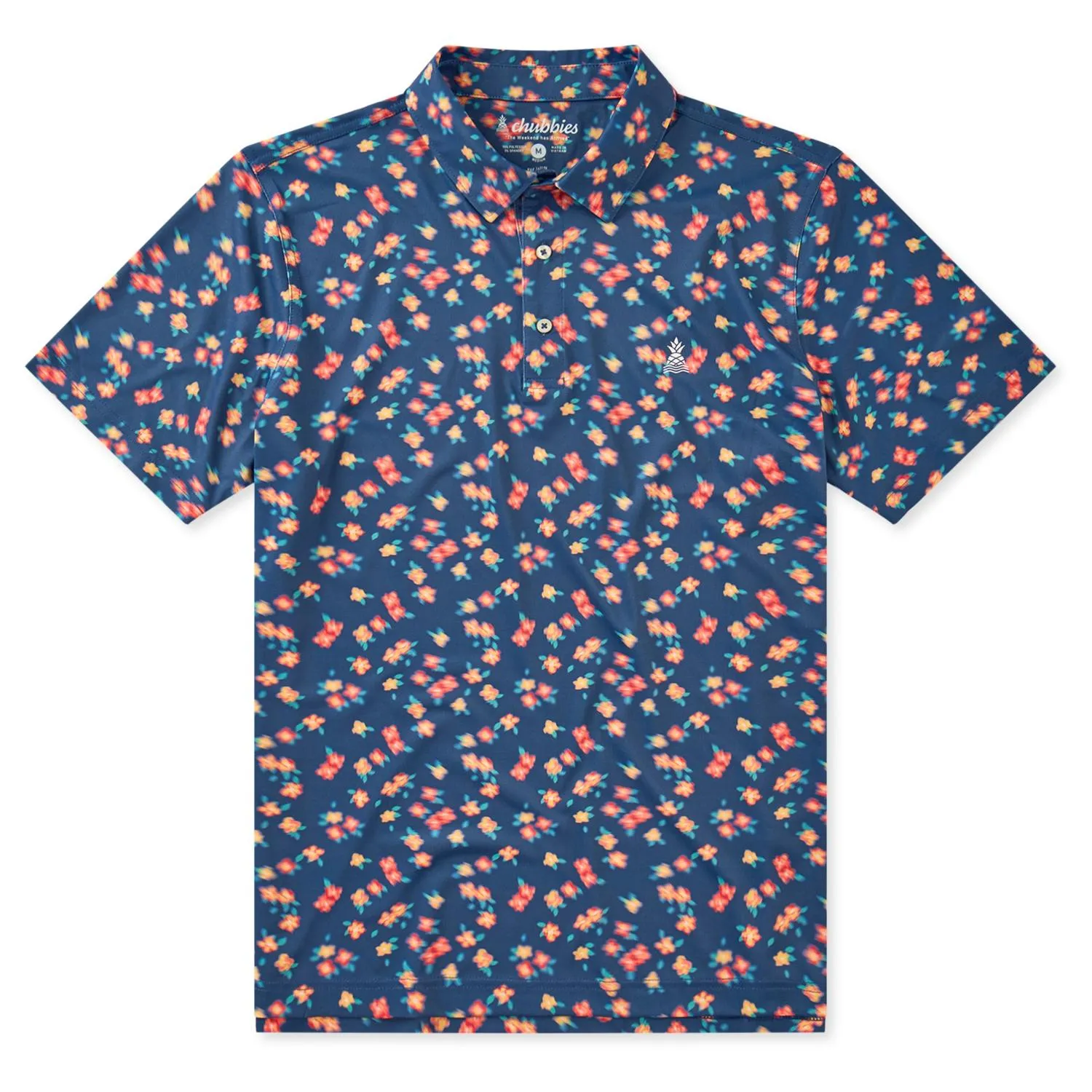 

Мужская поло с длинным рукавом Chubbies, The Flowers In Motion