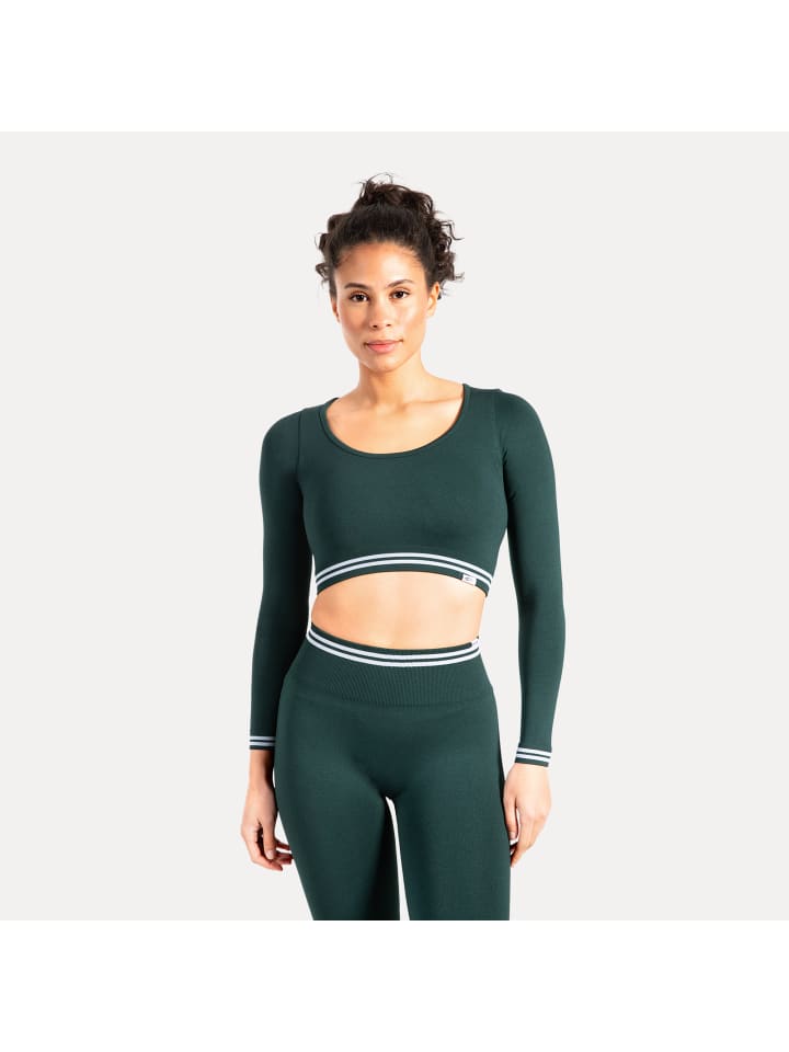 

SMILODOX Топ с длинными рукавами Miriel цвета бензина