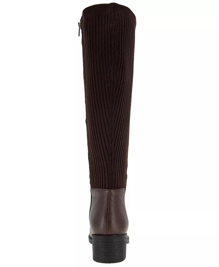 Женские высокие сапоги Levon Wide Shaft с широким голенищем – расширенные размеры Kenneth Cole New York, коричневый — фото 3