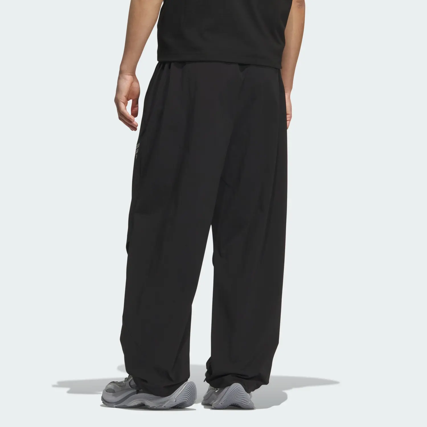 FOS SS25 Woven Траки Брюки Повседневные штаты мужские Adidas, черный — фото 4
