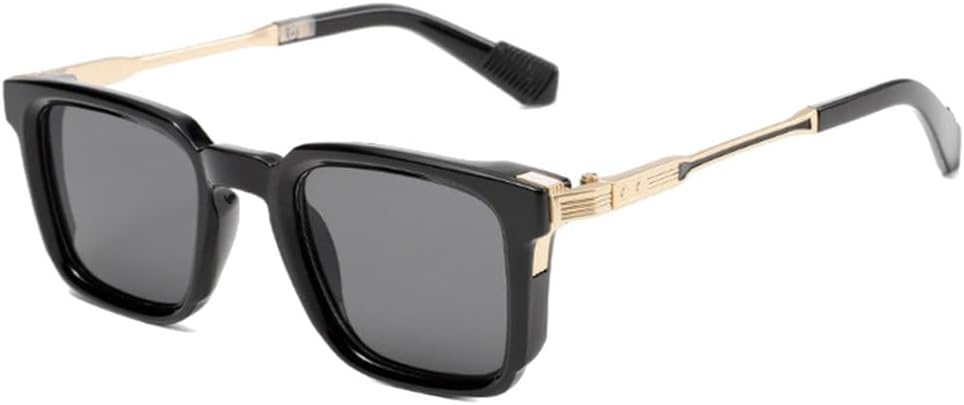 

Мужские солнцезащитные очки Retro Rivets класса люкс с градиентным зеркальным покрытием и защитой от УФ-излучения UV400. Женские солнцезащитные очки в тренде HVTVTLA, Black Grey