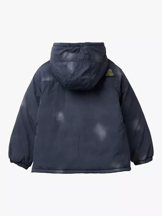 Детская куртка-анорак с длинными рукавами и капюшоном Benetton — фото 2