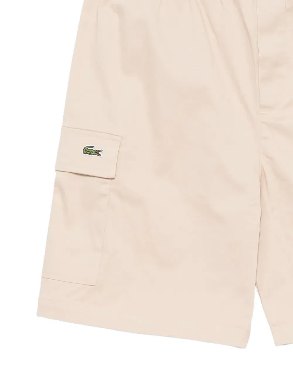 Шорты-карго с нашивкой-логотипом Lacoste Kids, бежевый — фото 3