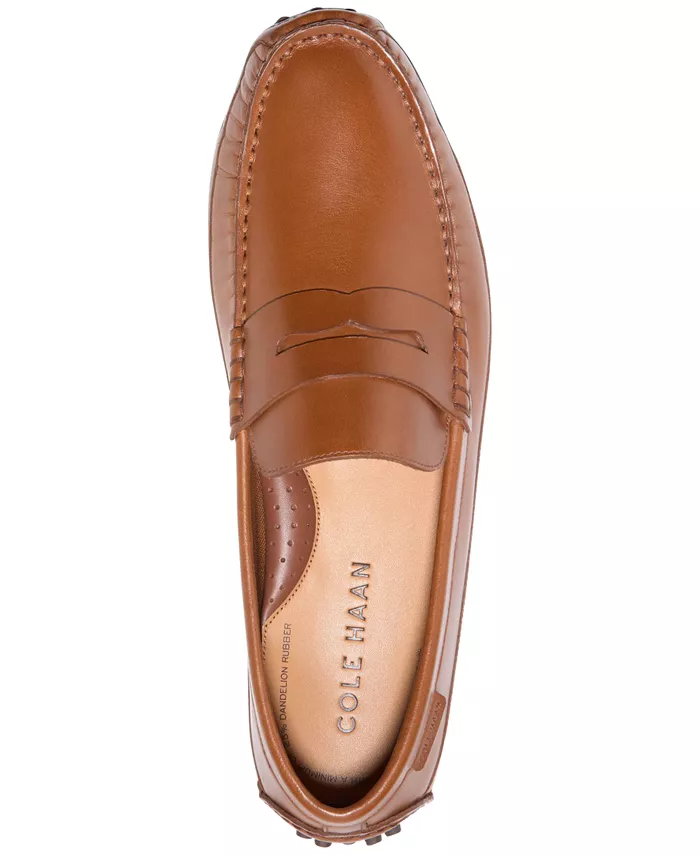 Мужские лоферы для вождения Davies Grand Slip On Cole Haan, коричневый — фото 4