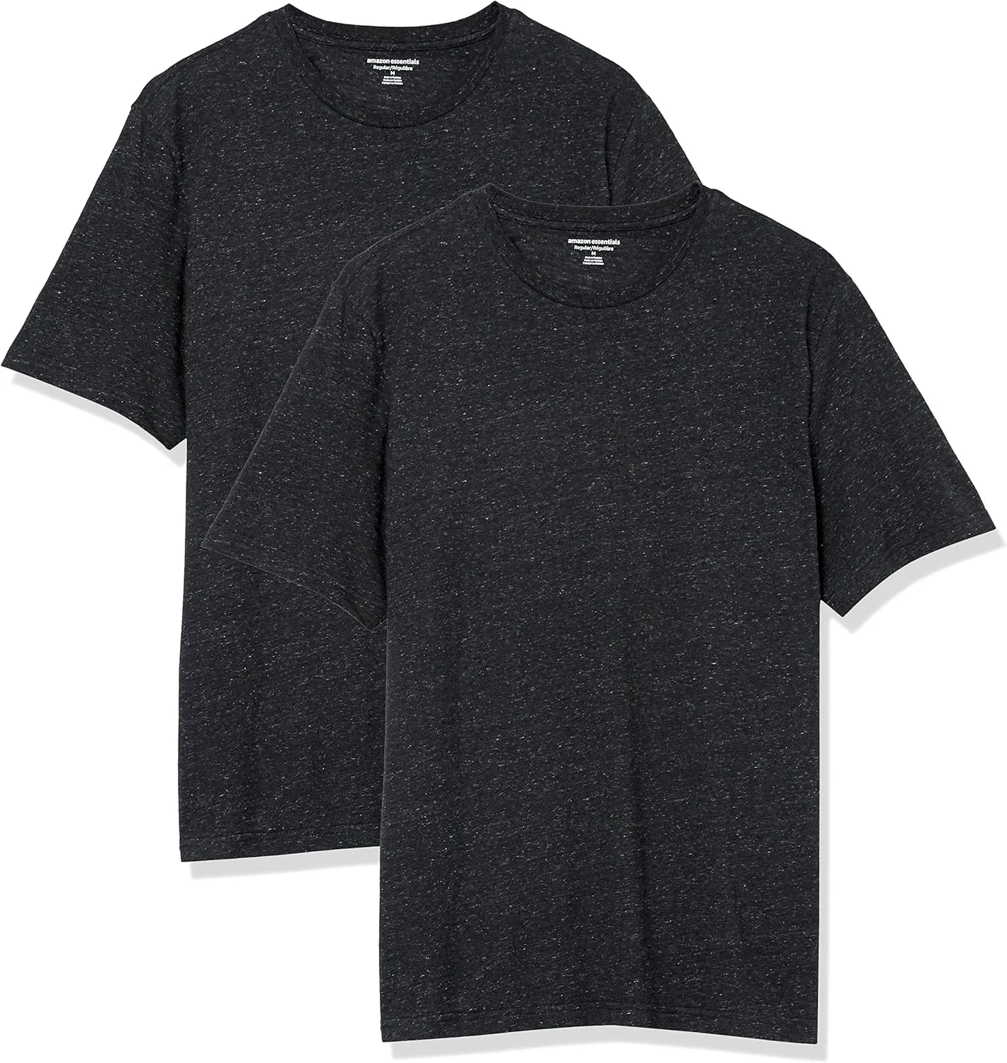 

Футболка Amazon Essentials мужская, 2 шт, Regular-Fit, короткий рукав