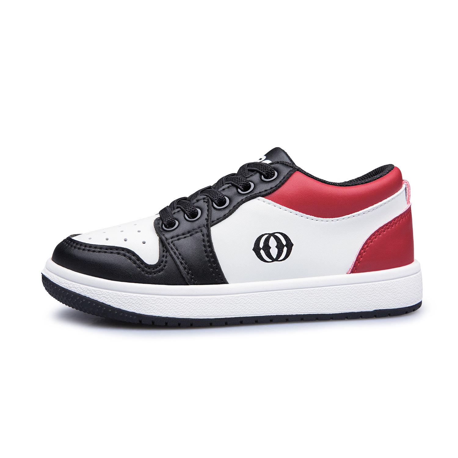 

Низкие детские кроссовки для повседневной носки. Для детей 3–7 лет. ZRO, черный/белый/красный