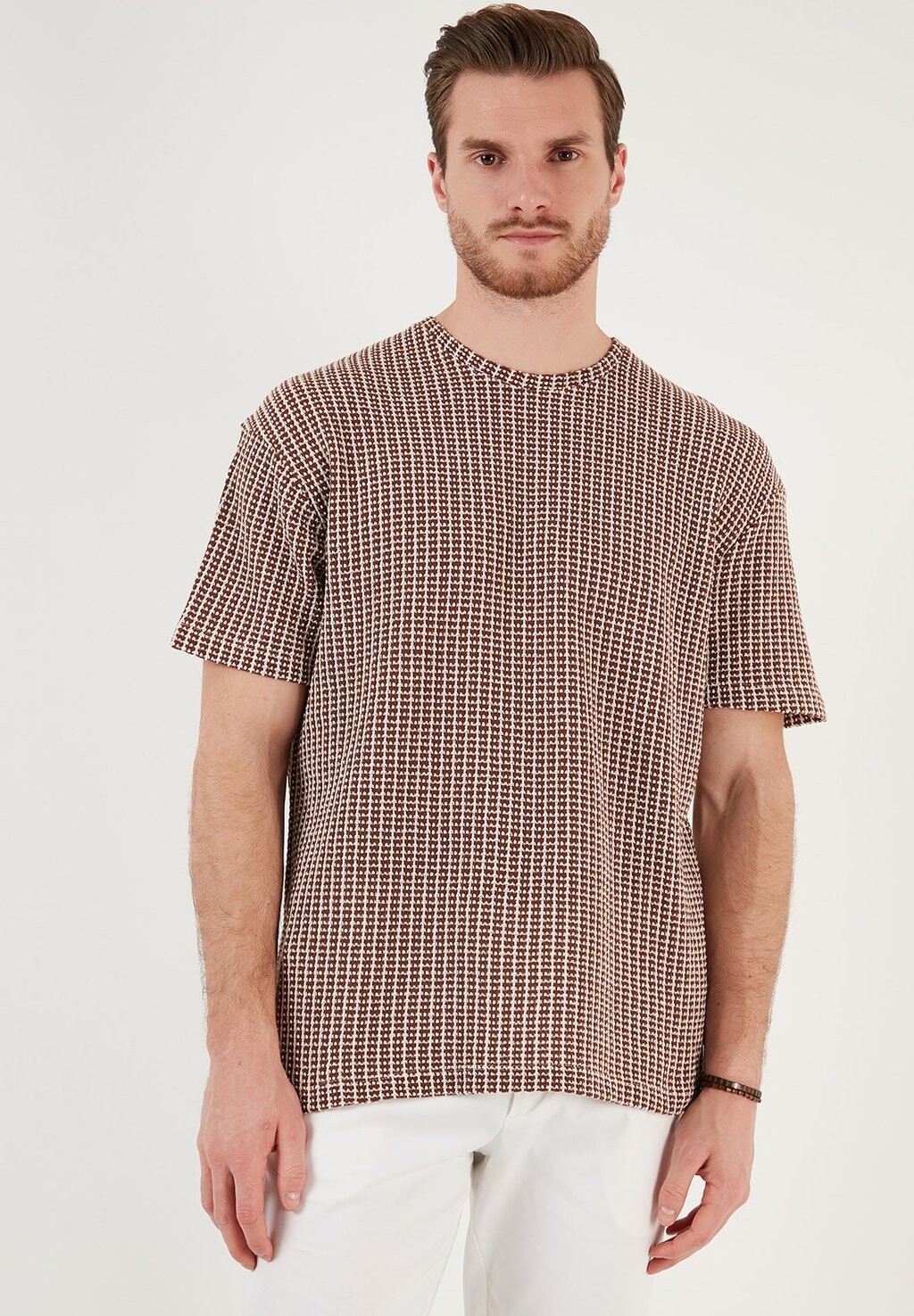 

Футболка с принтом REGULAR FIT Buratti, цвет brown