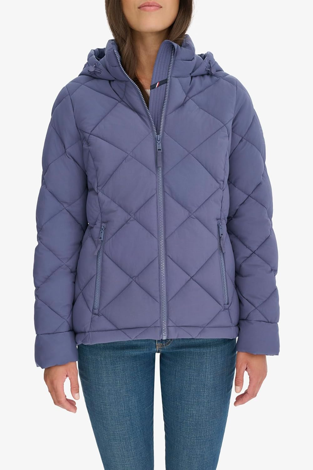 Женская повседневное легкая куртка Tommy Hilfiger, Crown Blue — фото 2