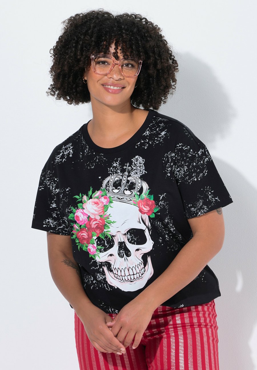 

Футболка Angel of Style Print T-shirt, Black, Черный, Футболка Angel of Style Print T-shirt, Black