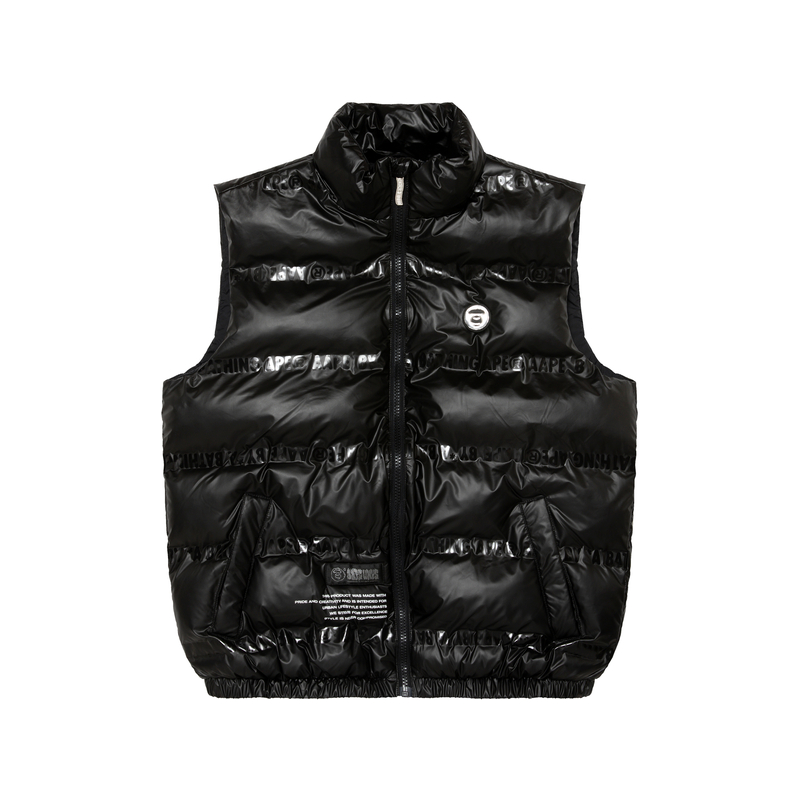 

Aape Стеганый жилет с логотипом, Black BKX