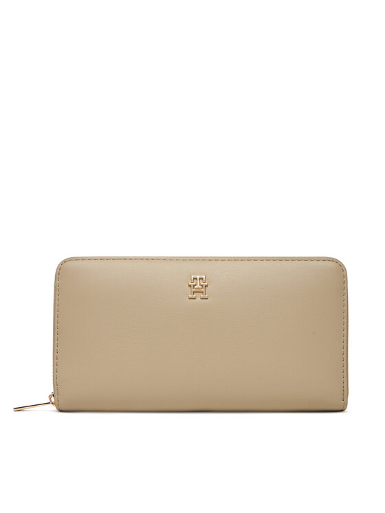 

Большой женский кошелек Th Icon Lrg Za AW0AW17744 Tommy Hilfiger, бежевый