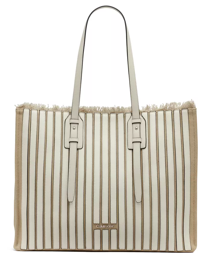 

Современная сумка-шоппер Essentials Pieced Canvas из ткани Calvin Klein, мультиколор