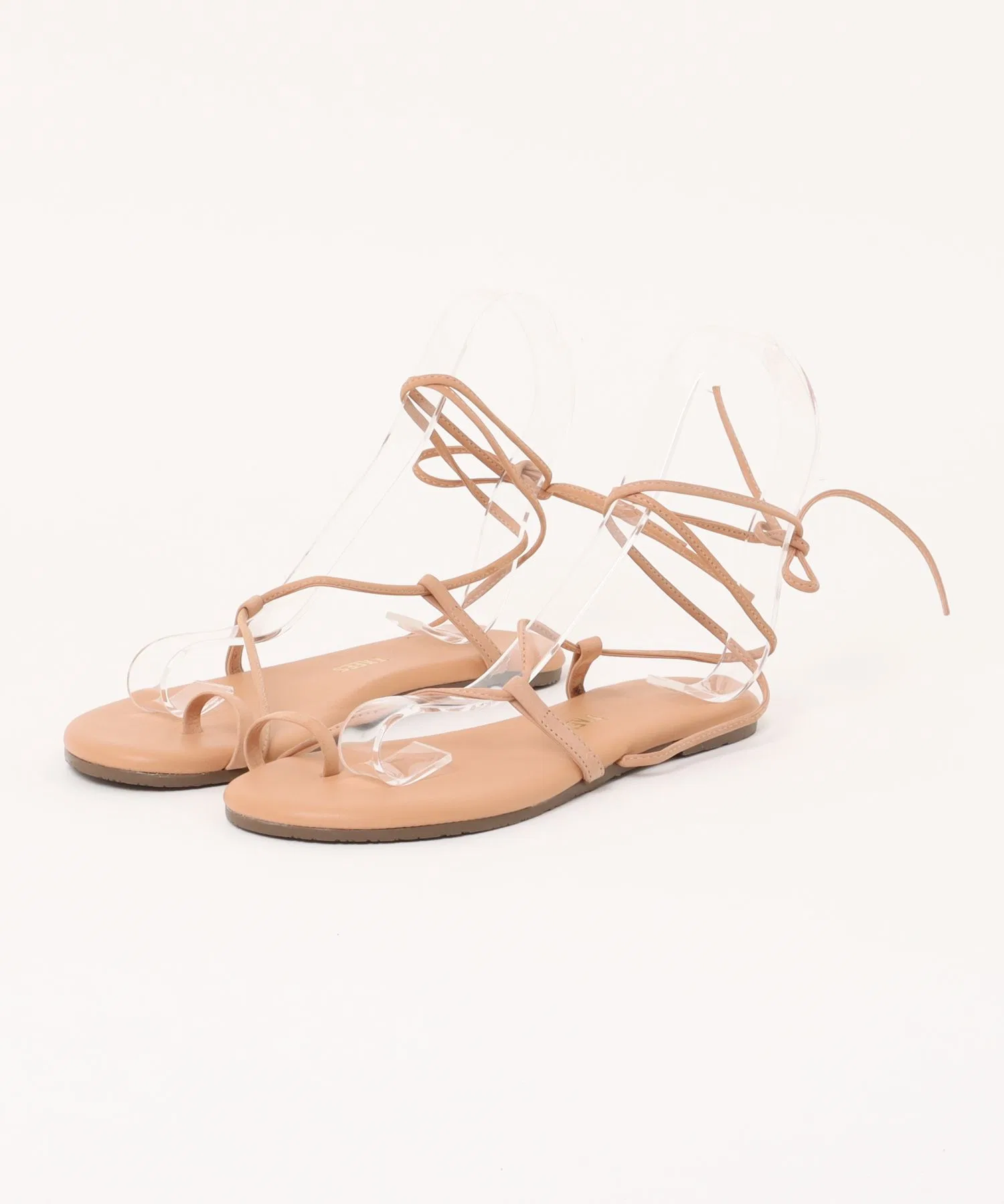 Женские кожаные сандалии TKEES JO LEATHER розовые