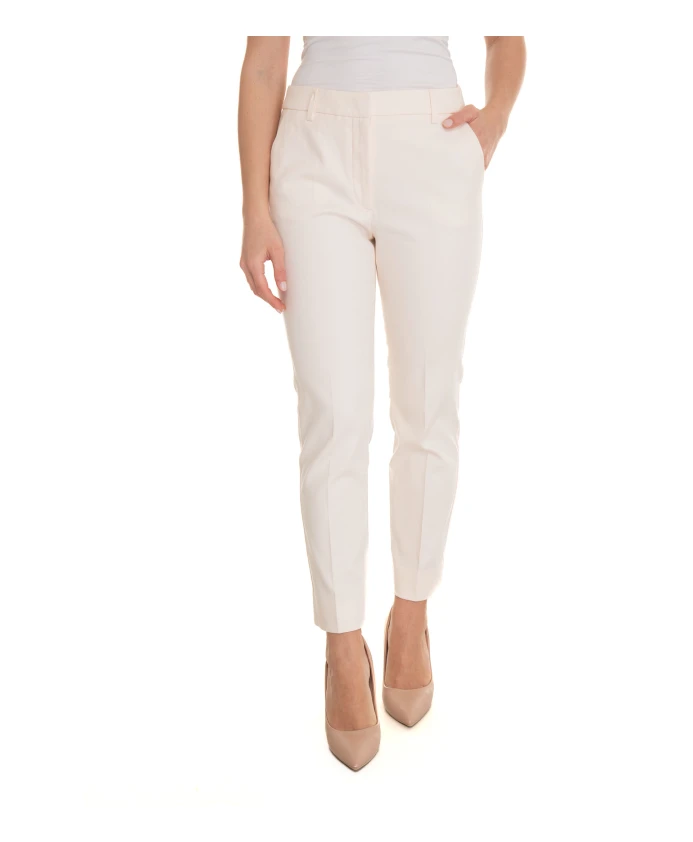 

Брюки в нью-йоркском стиле с карманами в американском стиле. Weekend Max Mara, белый