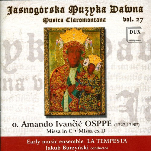 

CD диск Osppe / Tempesta Early Music Ensemble / Burzynski: Musica Claromontana 27