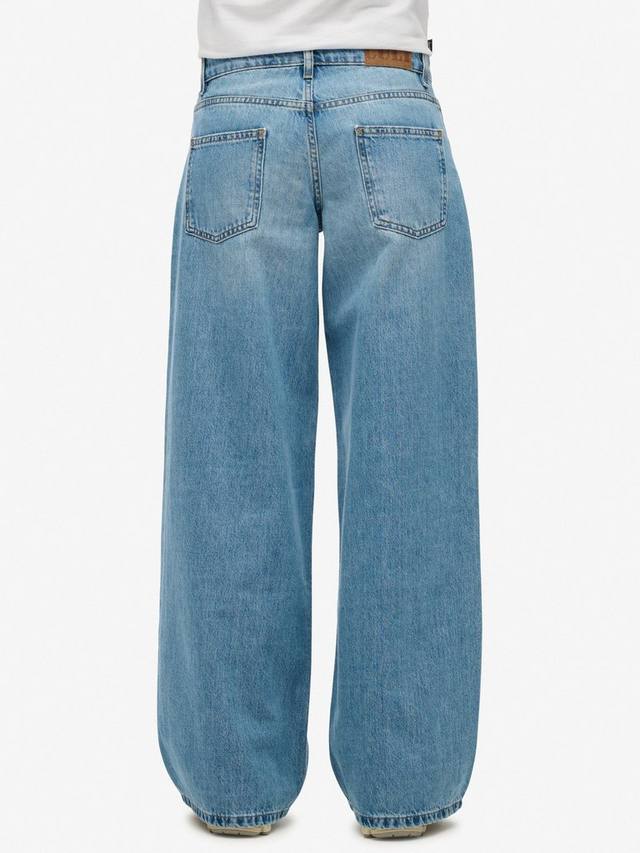 Культовые джинсы Mid Rise Baggy Superdry, Light Blue Vintage — фото 4