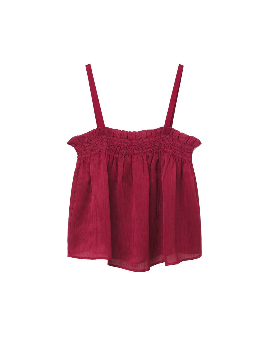 

Топ MANGO Lecce, цвет Blood red