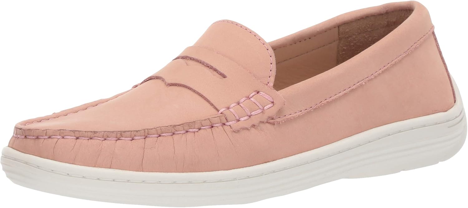 

Мокасины-лоферы Driver Club USA унисекс для детей, кожаные, розовый