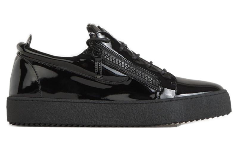 Frankie Lace up Sneakers Giuseppe Zanotti, черный — фото 3