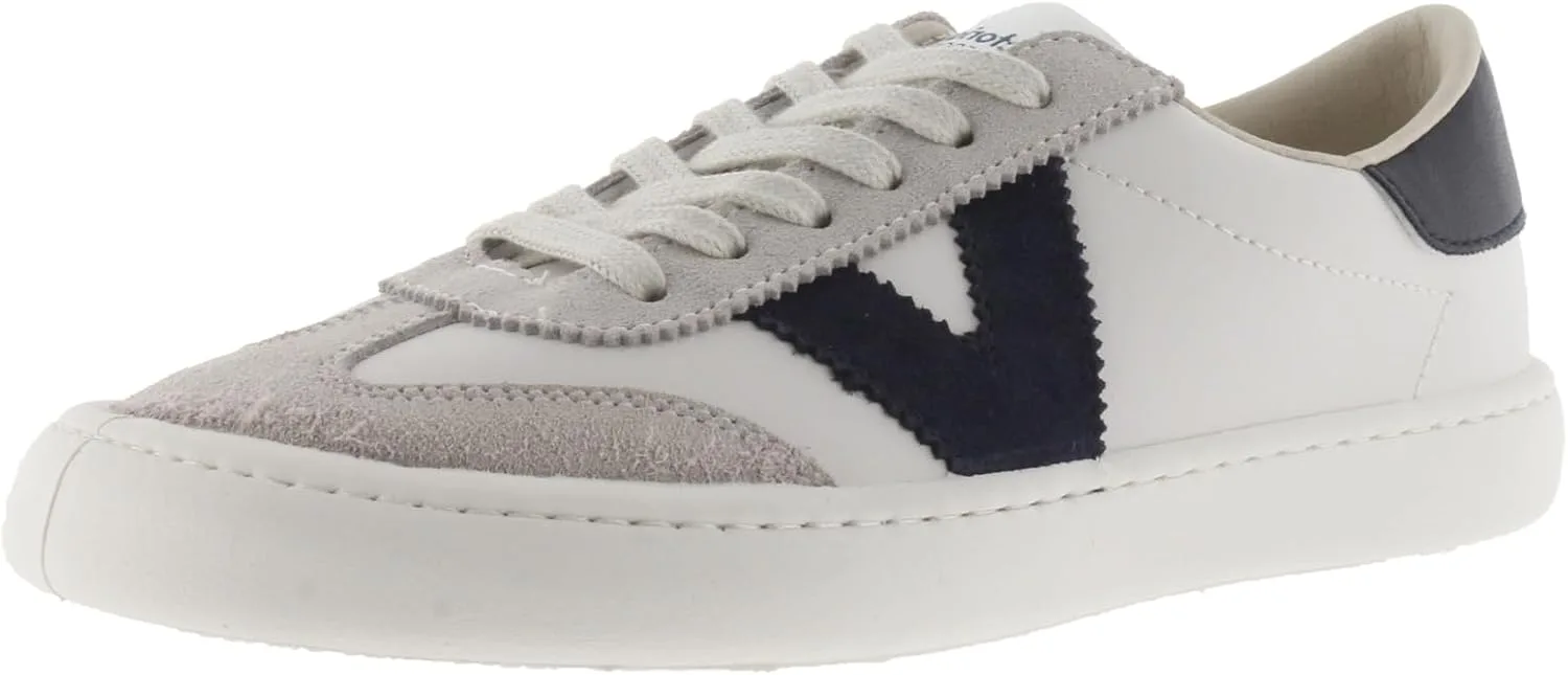 Кроссовки Victoria Olmo Barefoot Unisex с отделкой под кожу, цветными и замшевыми вставками, для взрослых, морской