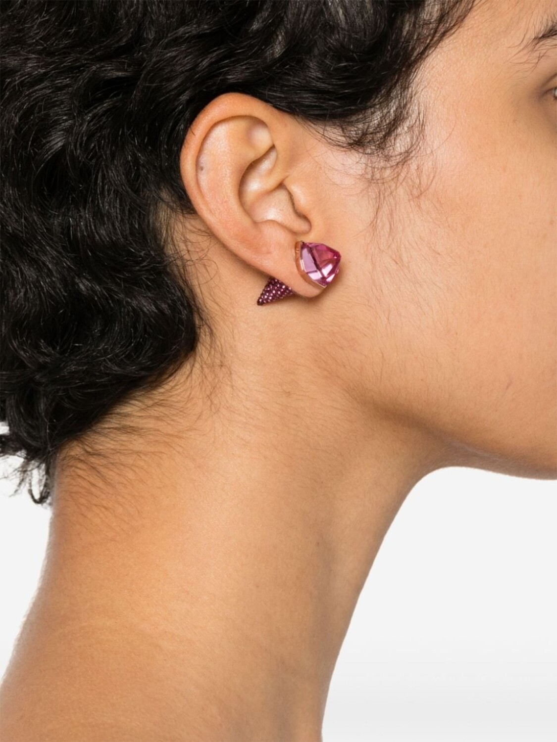

Серьги-гвоздики Lucent Swarovski, золотой