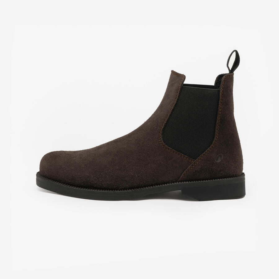 

CAPERLAN Сапоги для верховой езды 500, спилок, детские, коричневые