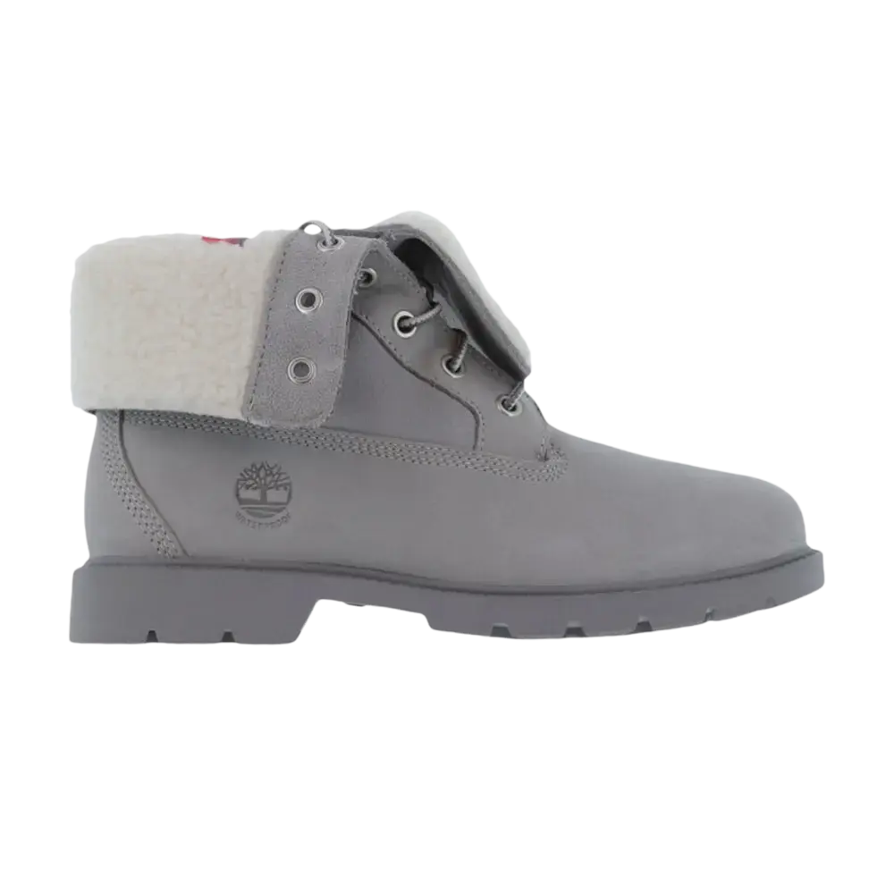 Ботинки Timberland Wmns Fleece Fold Down, серый