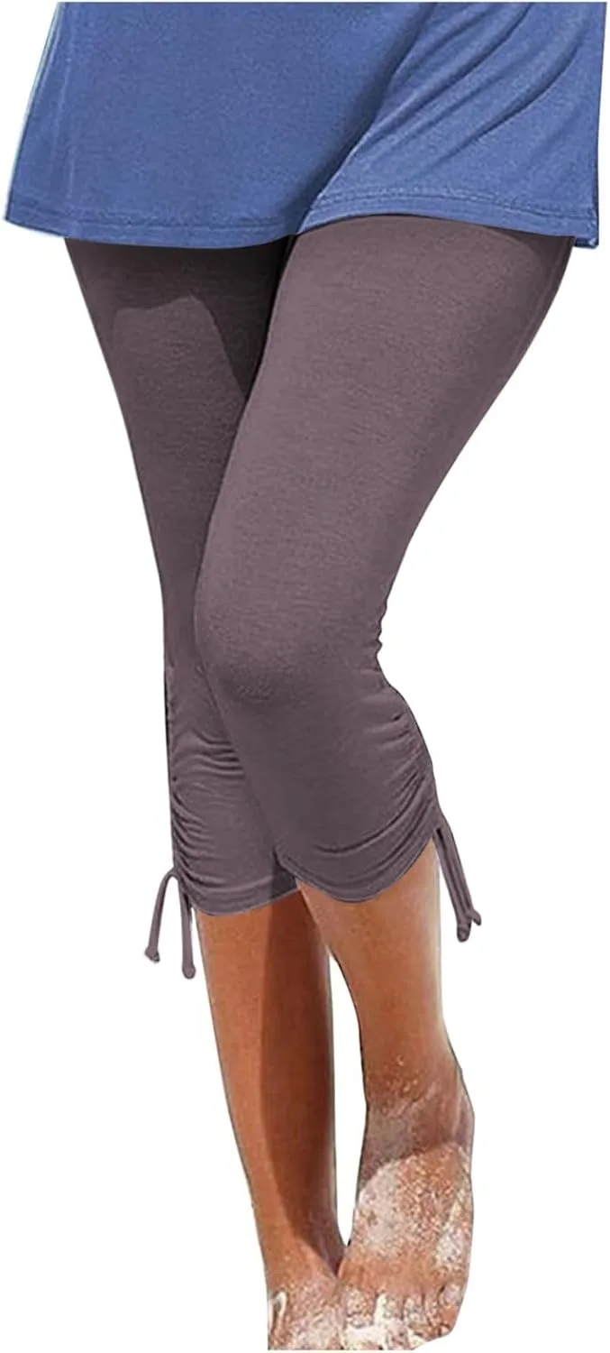 

Женские капри для пляжа с компрессией и высокой посадкой