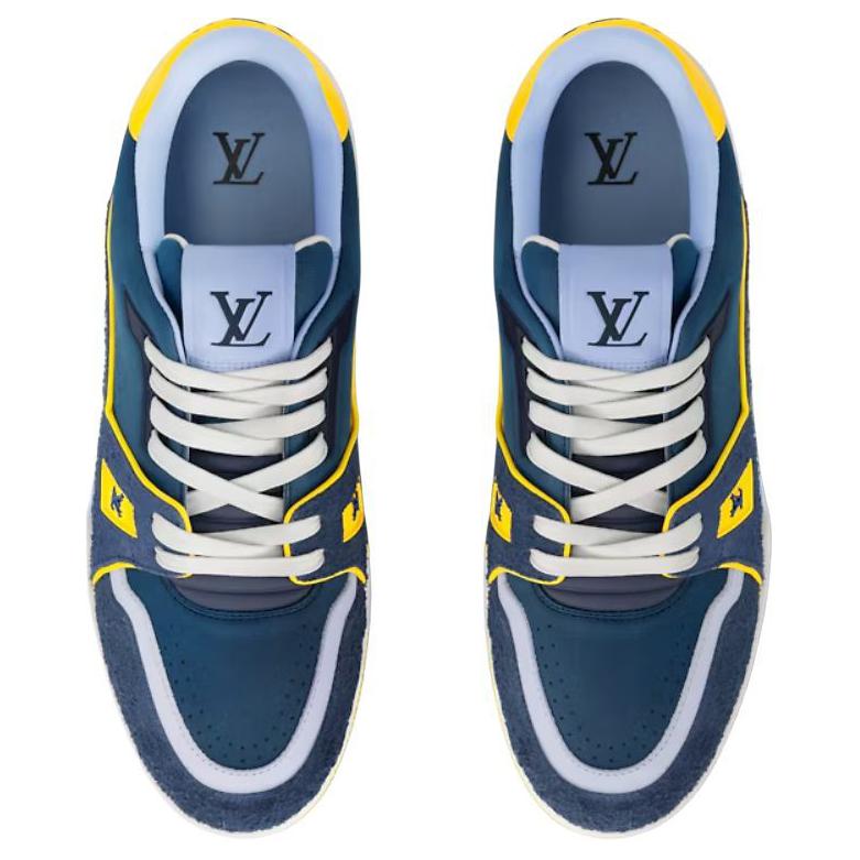 LOUIS VUITTON Низкие кроссовки для скейтбординга мужские синие Low-Top — фото 4
