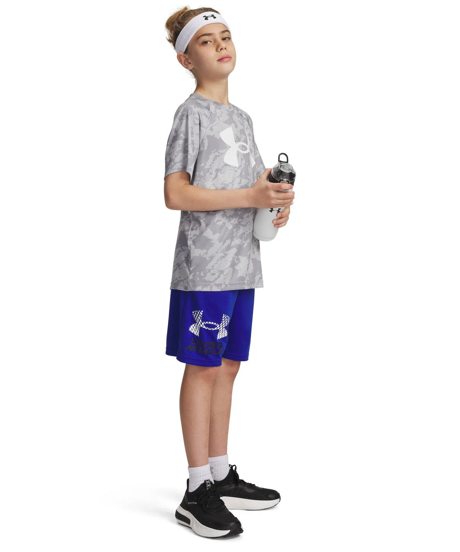 Детские шорты Under Armour UA Tech Logo Shorts — фото 3