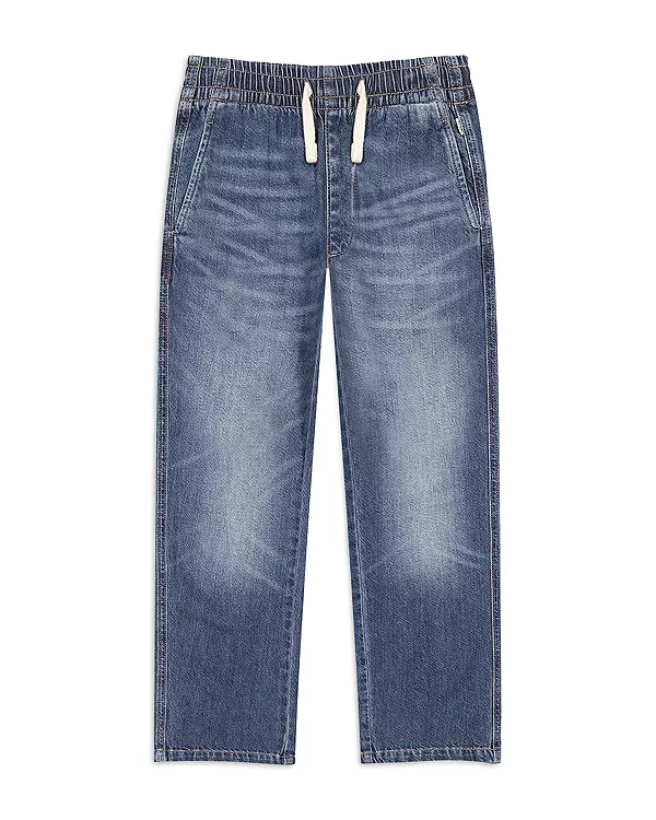 

Детские джинсы-джоггеры прямого кроя Quentin в цвете Montmartre - для подростков. Dl1961, синий