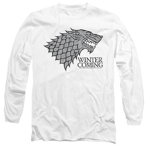 

Футболка с длинным рукавом Game of Thrones Stark Winter is Coming на белом Licensed Character