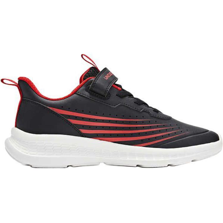 Низкие детские беговые кроссовки Kids Under Armour, черный/красный — фото 3