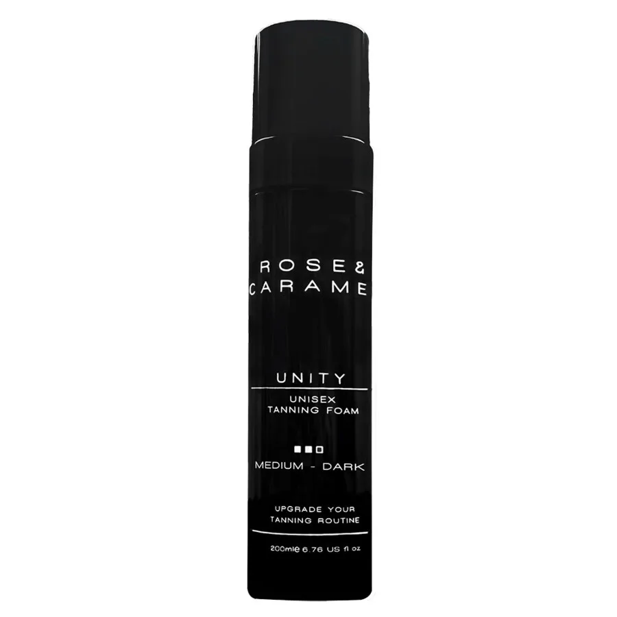 Пена для загара для всех типов кожи Rose and Caramel Unity - Средне-темная, 6,76 унции, Уход за кожей, 5060734421163