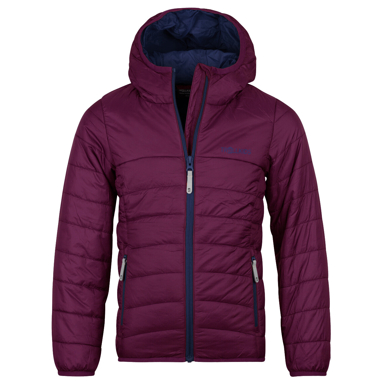 

Куртка из синтетического волокна Trollkids Girl's Eikefjord, цвет Plum/Navy