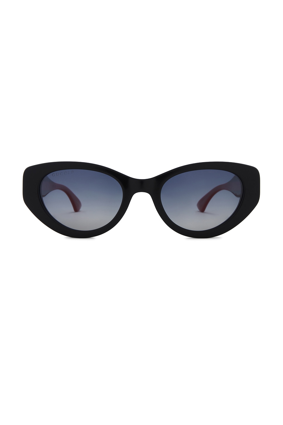 

Солнцезащитные очки "кошачий глаз" Gucci, black, green & grey