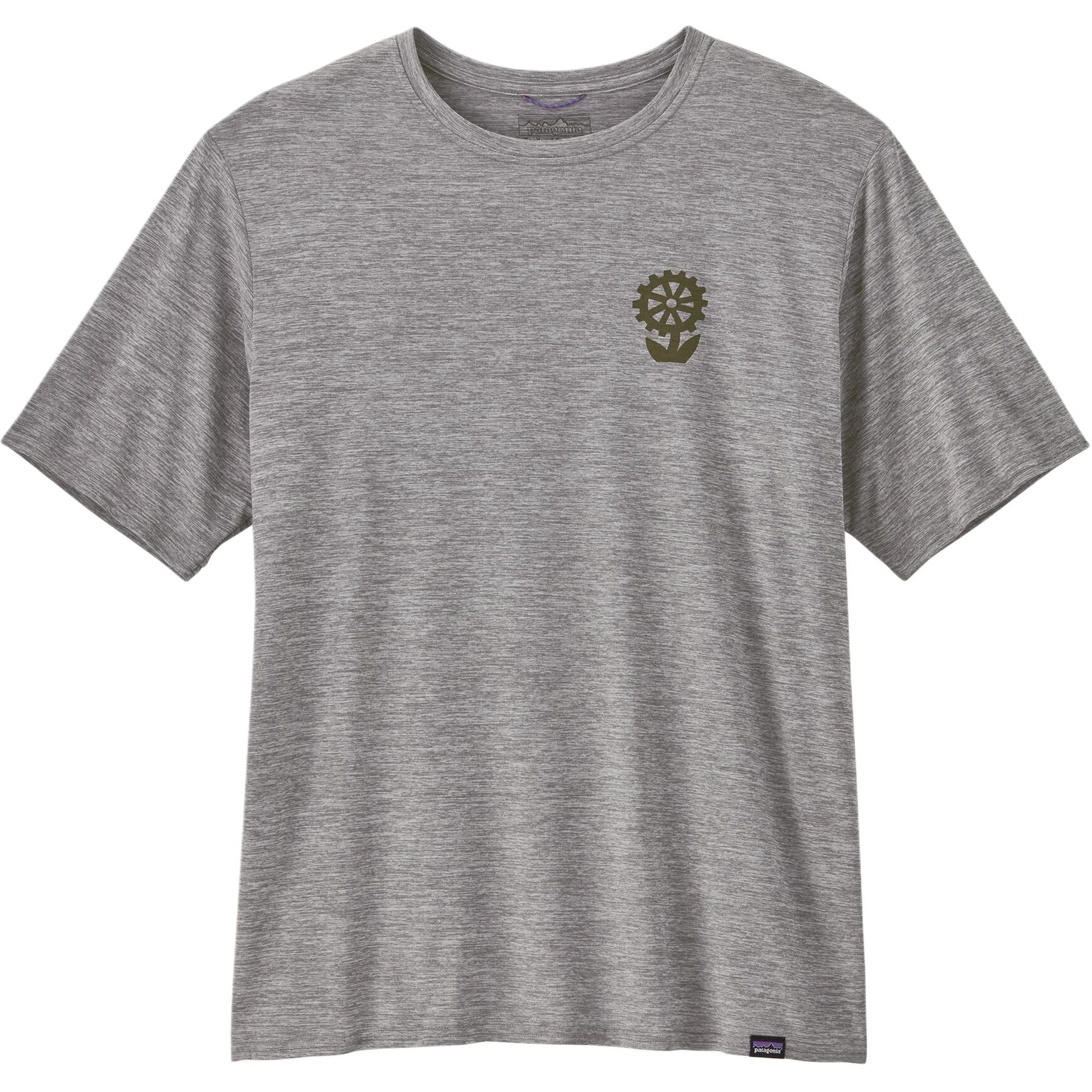

Классная повседневная футболка Patagonia, серый