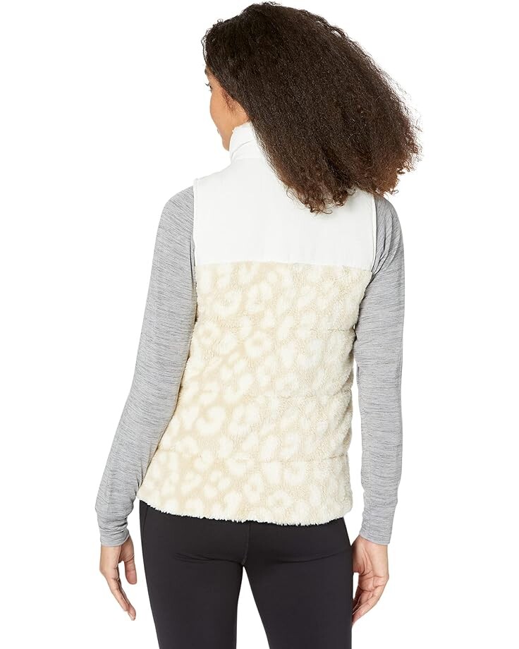 

Утепленный жилет Ivory Ella Snow Leopard Sherpa Vest, цвет Snow Leopard