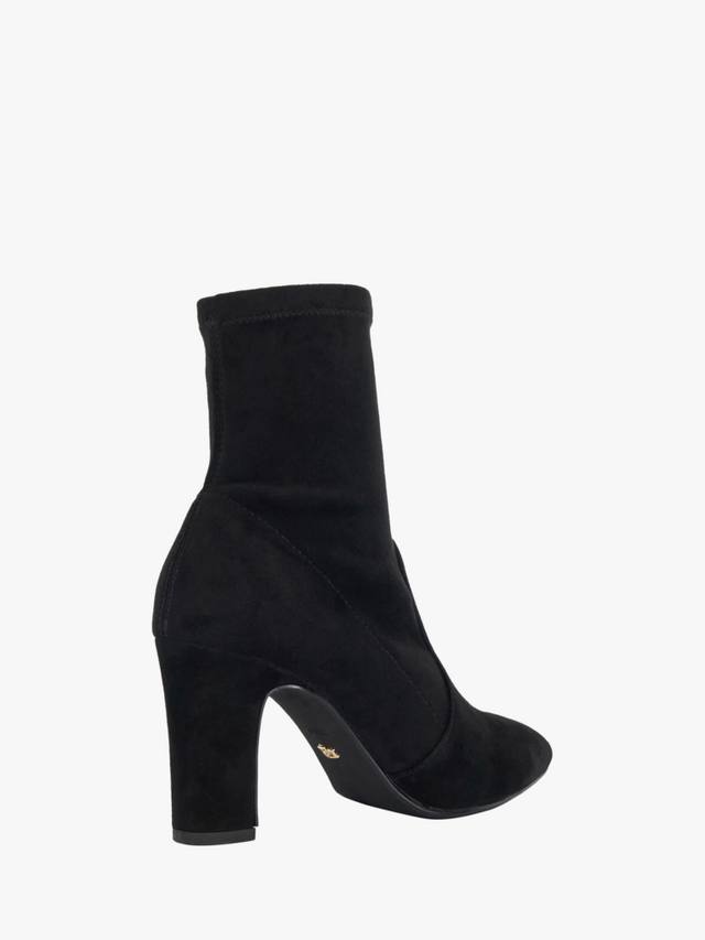 Optilly Wide Fit замшевые туфли-носки с миндалевидным носком Dune London, Black — фото 4